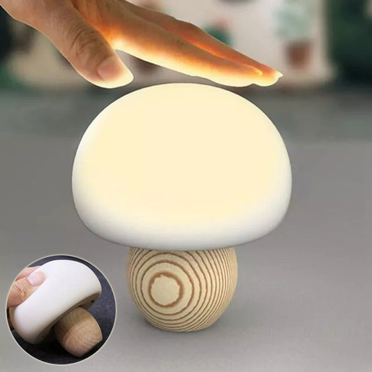 Silicone LED Mushroom Night Light